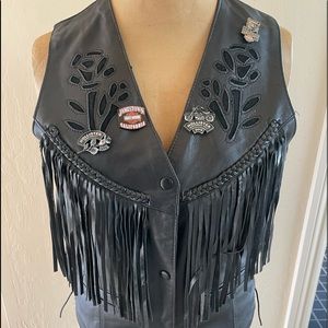USA Bikers Dream Apparel Leathet Vest, plus Harley Davidson Accessories!